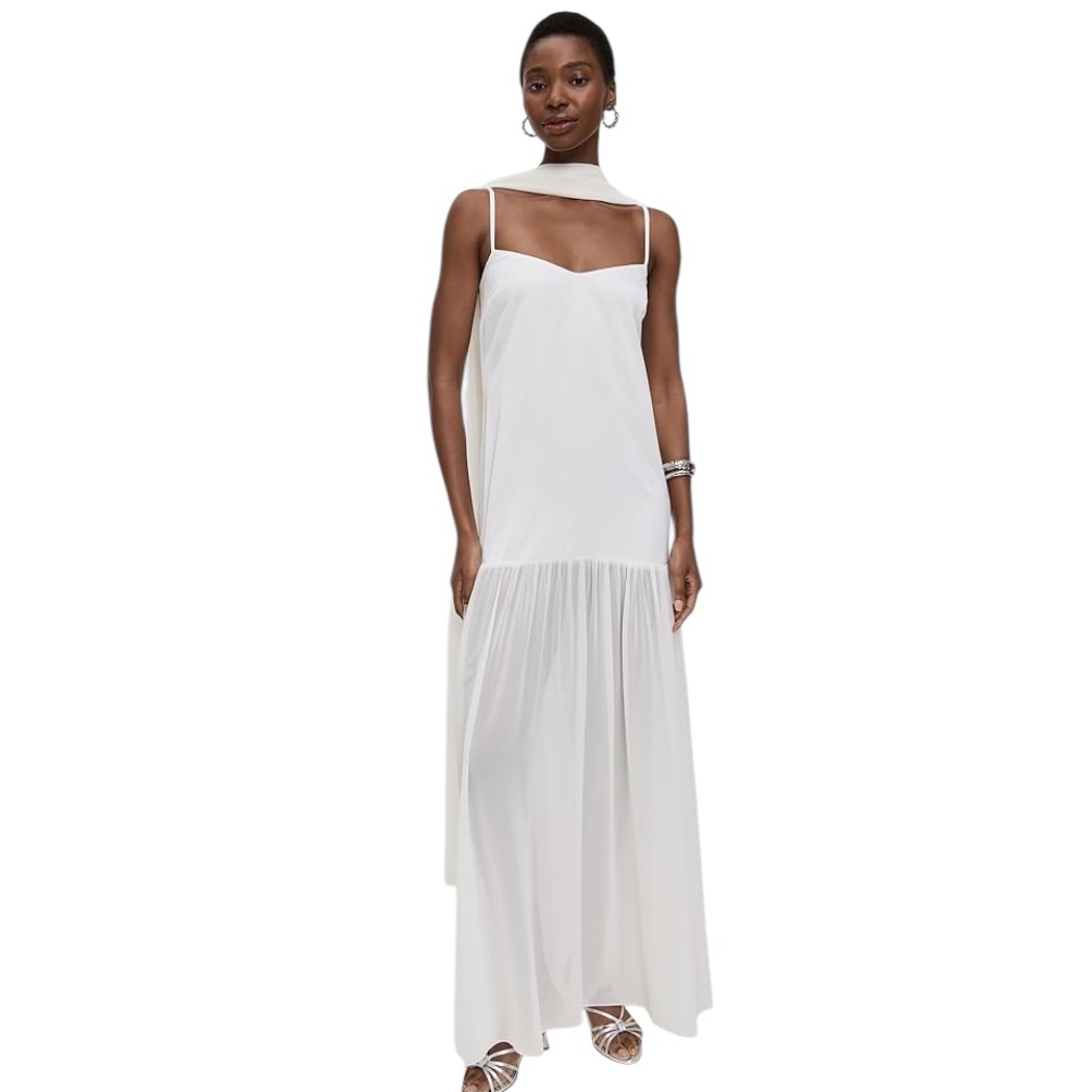 Show Me Your Mumu Elegant White Maxi Dress